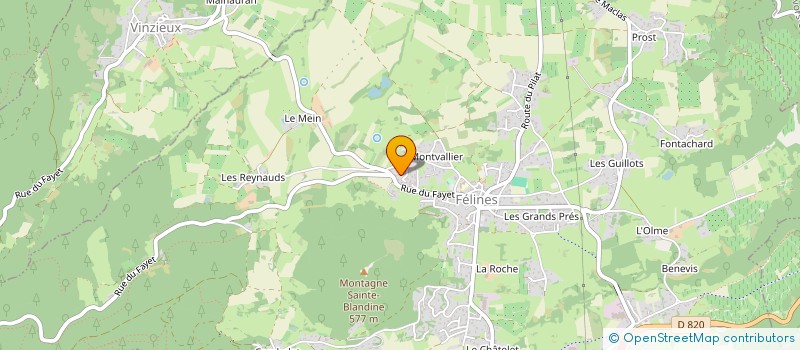 localisation de l'entreprise MADAME EMILY FLANDIN BLETY  FELINES