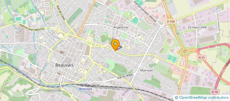 localisation de l'entreprise MADAME EMILY GENTY  BEAUVAIS