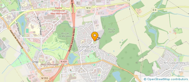 localisation de l'entreprise MADAME EMILY GRUNENBERGER  METZ