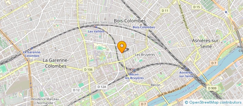 localisation de l'entreprise MADAME EMILY GUSTIN à BOIS-COLOMBES