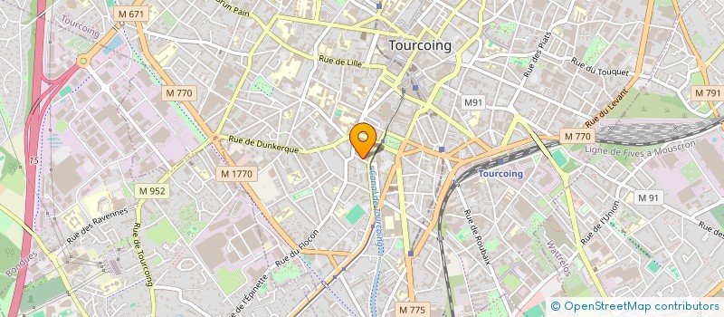 localisation de l'entreprise MADAME EMILY LEFEBVRE  TOURCOING