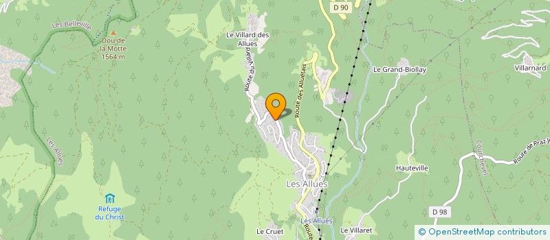 localisation de l'entreprise MADAME EMILY LIGGINS à LES ALLUES