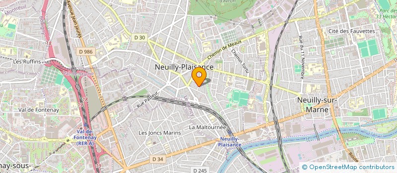 localisation de l'entreprise MADAME EMILY-LOU VIDAL à NEUILLY-PLAISANCE