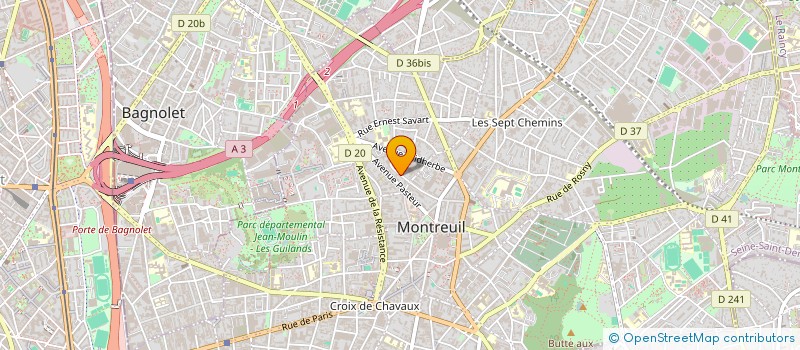 localisation de l'entreprise MADAME EMILY MUZARD à MONTREUIL