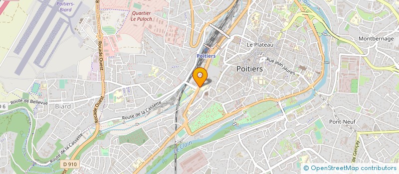 localisation de l'entreprise MADAME EMILY NOBLE  POITIERS