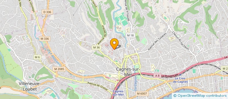 localisation de l'entreprise MADAME EMILY OBERSTER  CAGNES-SUR-MER