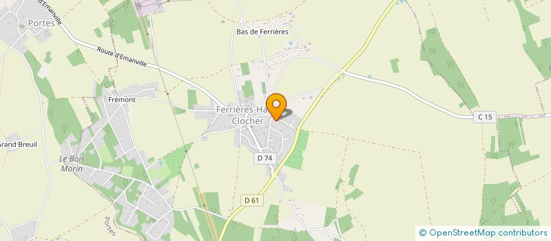 localisation de l'entreprise MADAME EMILY OLLIVIER  SAINT-AUBIN-D'ECROSVILLE