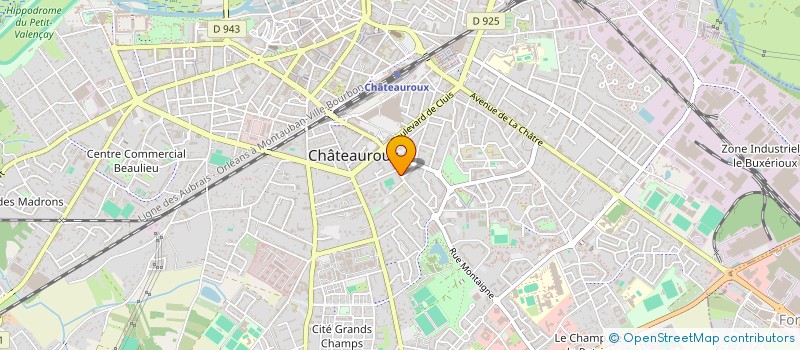 localisation de l'entreprise MADAME EMILY OZTAS à CHATEAUROUX
