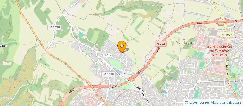 localisation de l'entreprise MADAME EMILY RICHARD  DAIX