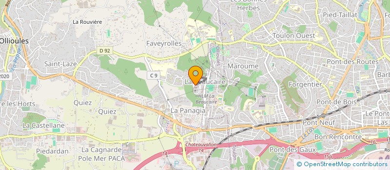 localisation de l'entreprise MADAME EMILY RIGHI  TOULON