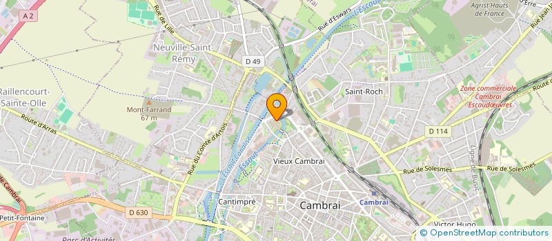 localisation de l'entreprise MADAME EMILY SAVREUX  CAMBRAI