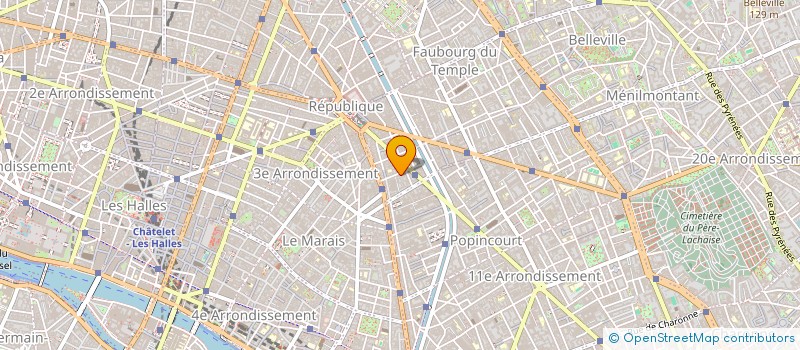 localisation de l'entreprise MADAME EMILY SIMONNET  PARIS