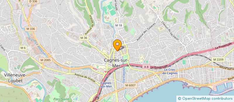 localisation de l'entreprise MADAME EMILY VALEIKA à CAGNES-SUR-MER