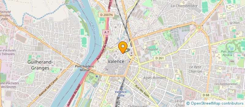 localisation de l'entreprise MADAME EMILYA AYVAZYAN  VALENCE