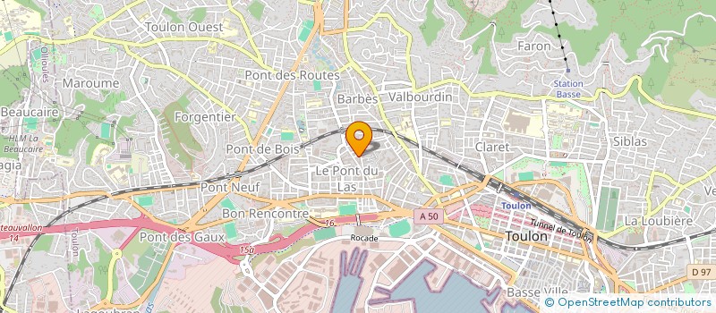 localisation de l'entreprise MADAME EMILYA MIRALLES  TOULON