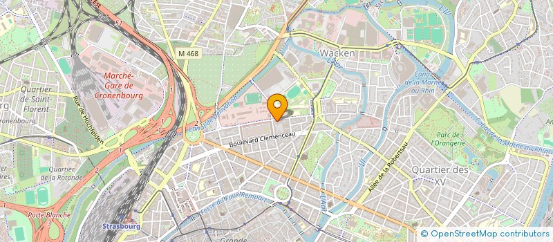 localisation de l'entreprise MADAME EMINA DZUDZEVIC à STRASBOURG