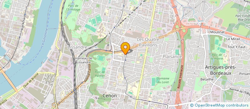 localisation de l'entreprise MADAME EMINE BASAR  CENON