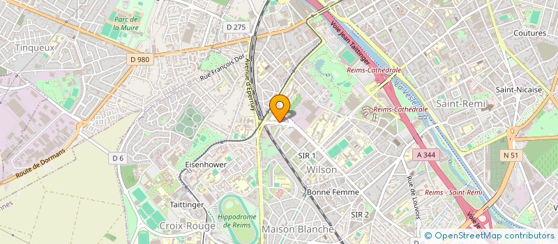 localisation de l'entreprise MADAME EMINE BOYRAZ  REIMS