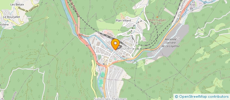 localisation de l'entreprise MADAME EMINE GUNEL  MOUTIERS