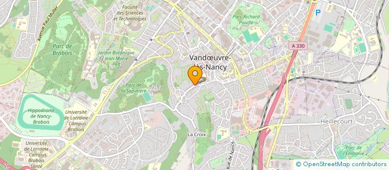 localisation de l'entreprise MADAME EMINE GUVERCIN à VANDOEUVRE LES NANCY