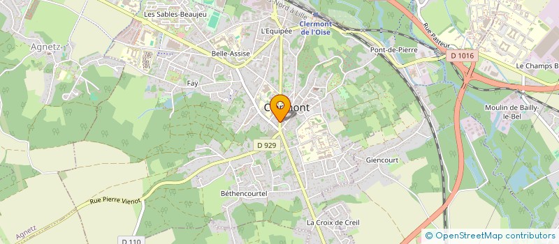 localisation de l'entreprise MADAME EMINE KEL à CLERMONT