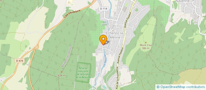 localisation de l'entreprise MADAME EMINE KOC  ECHENOZ-LA-MELINE