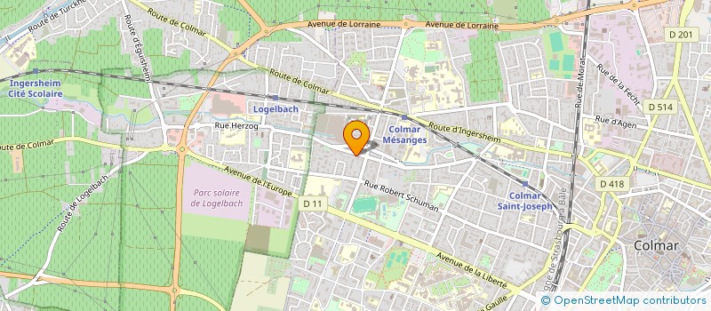 localisation de l'entreprise MADAME EMINE NALDOKEN  COLMAR