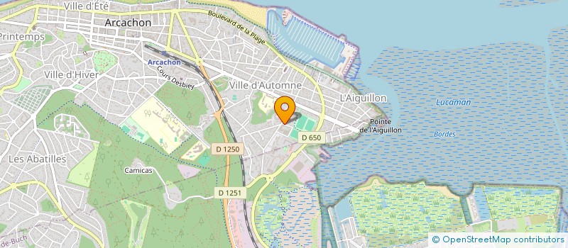 localisation de l'entreprise MADAME EMLIE BIALECKI  ARCACHON