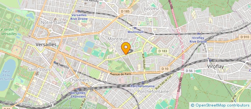 localisation de l'entreprise MADAME EMLINE BERGER à VERSAILLES