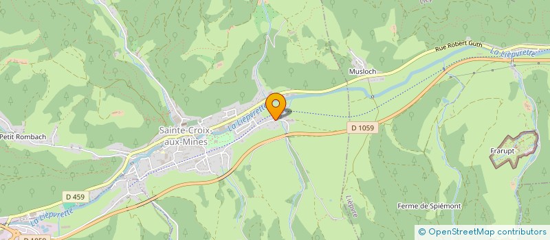 localisation de l'entreprise MADAME EMMA AALBERG  SAINTE-CROIX-AUX-MINES