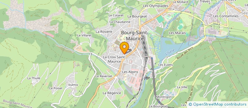 localisation de l'entreprise MADAME EMMA ABREU  BOURG-SAINT-MAURICE