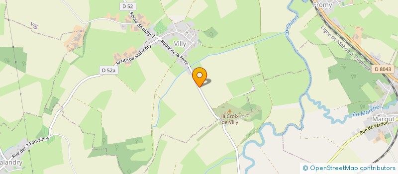 localisation de l'entreprise MADAME EMMA ADAMS  VILLY