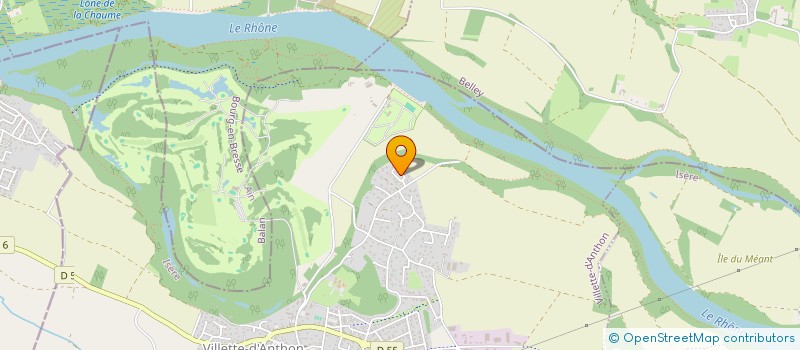 localisation de l'entreprise MADAME EMMA AGHADJANIAN  VILLETTE-D'ANTHON