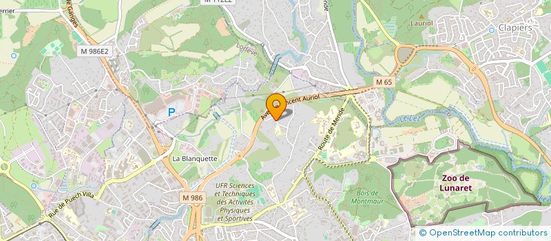 localisation de l'entreprise MADAME EMMA AGUILERA  MONTPELLIER