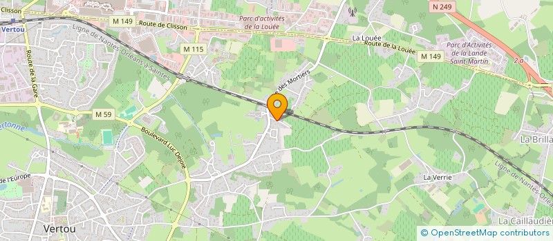 localisation de l'entreprise MADAME EMMA ALLAIN-LAUNAY  VERTOU