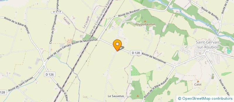 localisation de l'entreprise MADAME EMMA ALQUIE  BONLIEU-SUR-ROUBION