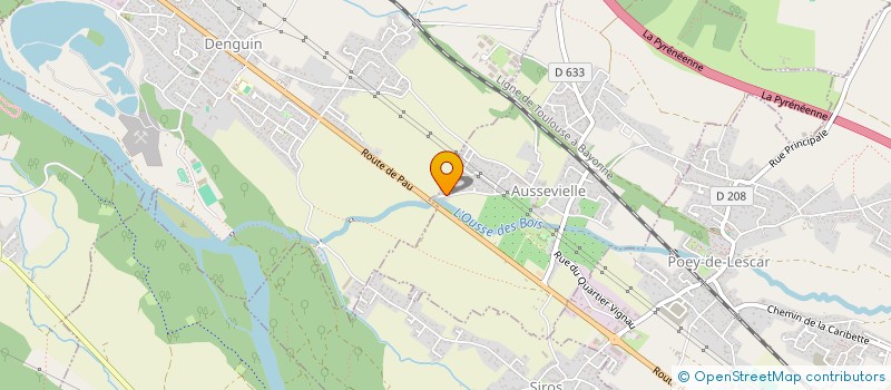 localisation de l'entreprise MADAME EMMA ALZARD  AUSSEVIELLE