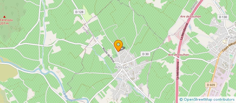 localisation de l'entreprise MADAME EMMA AMIEL  ADISSAN