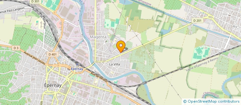 localisation de l'entreprise MADAME EMMA ARAUJO  EPERNAY