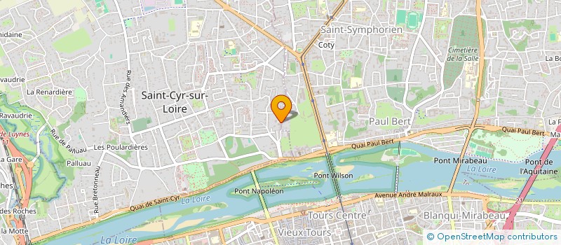 localisation de l'entreprise MADAME EMMA AUCLAIR  SAINT-CYR-SUR-LOIRE