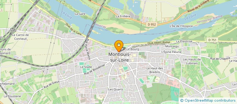 localisation de l'entreprise MADAME EMMA AUGER  MONTLOUIS-SUR-LOIRE