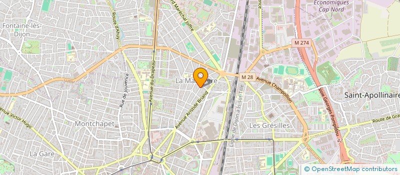 localisation de l'entreprise MADAME EMMA BARBIERI  DIJON