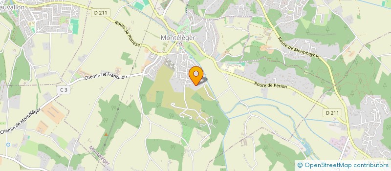 localisation de l'entreprise MADAME EMMA BARNASSON  MONTELEGER