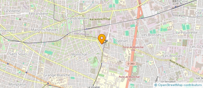 localisation de l'entreprise MADAME EMMA BARRERE  LYON