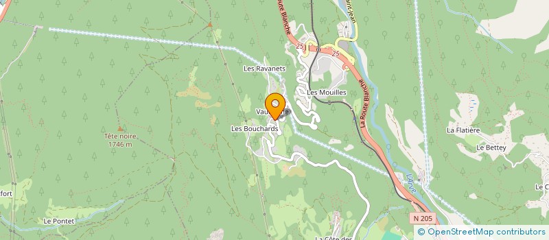 localisation de l'entreprise MADAME EMMA BARWELL  LES HOUCHES