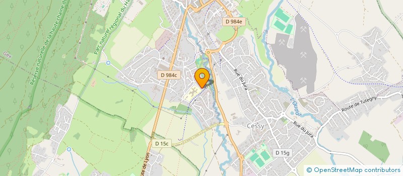 localisation de l'entreprise MADAME EMMA BASSOT  GEX