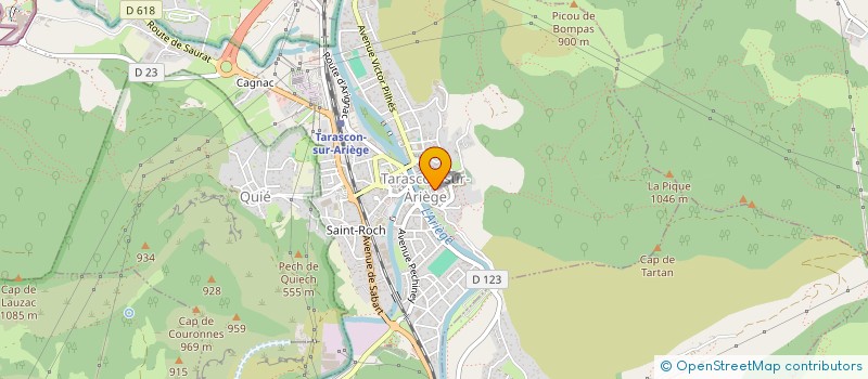 localisation de l'entreprise MADAME EMMA BASTOS à TARASCON-SUR-ARIEGE