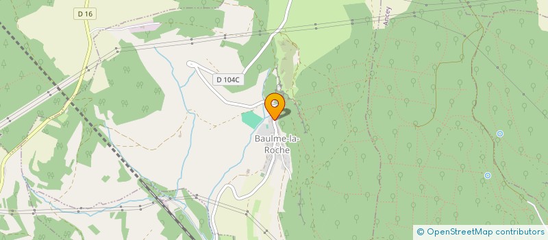 localisation de l'entreprise MADAME EMMA BATHELIER  BAULME-LA-ROCHE