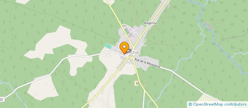 localisation de l'entreprise MADAME EMMA BAUDILLON  PRECHAC