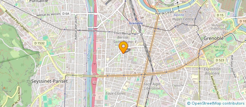 localisation de l'entreprise MADAME EMMA BEALE  SEYSSINET-PARISET